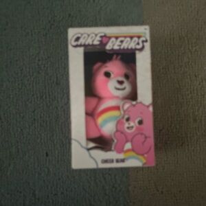 Care Bears Cheerful Pink Plush with Rainbow